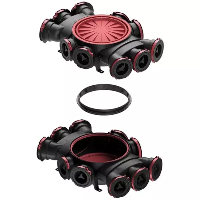 Skrzynka rozdzielcza powietrza Heatpex Aria (10 x 75 mm)