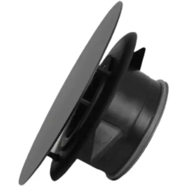 Zawór nawiewno-wywiewny duży Imaginair RLV Ø 125 mm — sprężyny montażowe — kolor czarny