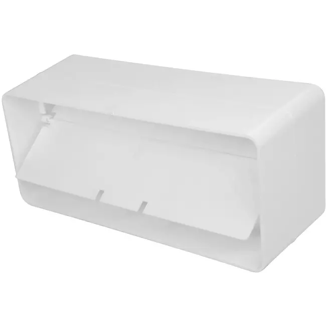 Prostokątny plastikowy zawór zwrotny 220x90 mm (KV29)
