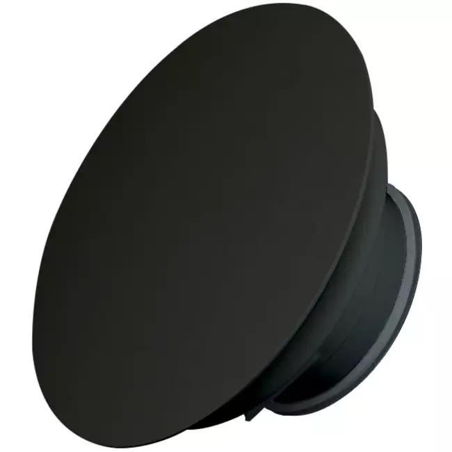 Zawór nawiewno-wywiewny duży Imaginair RLV Ø 125 mm — sprężyny montażowe — kolor czarny