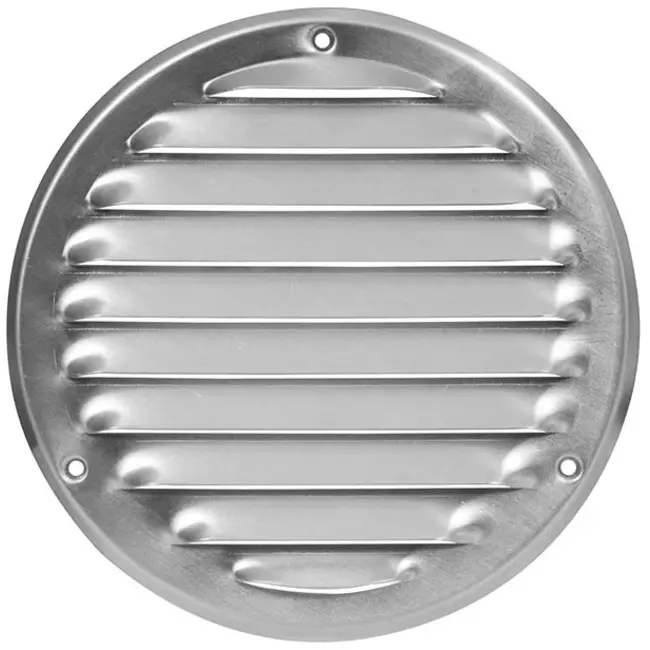 Kratka wentylacyjna metalowa okrągła Ø160 mm aluminiowa - MR160Al