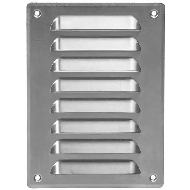 Kratka wentylacyjna metalowa prostokątna 140 x 190 mm aluminiowa - MR1419Al