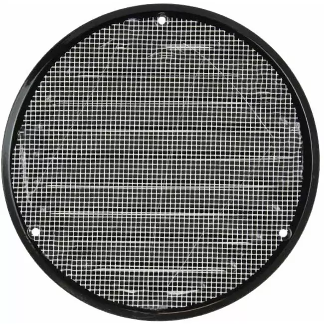 Kratka wentylacyjna metalowa okrągła Ø200 mm czarna - MR200M
