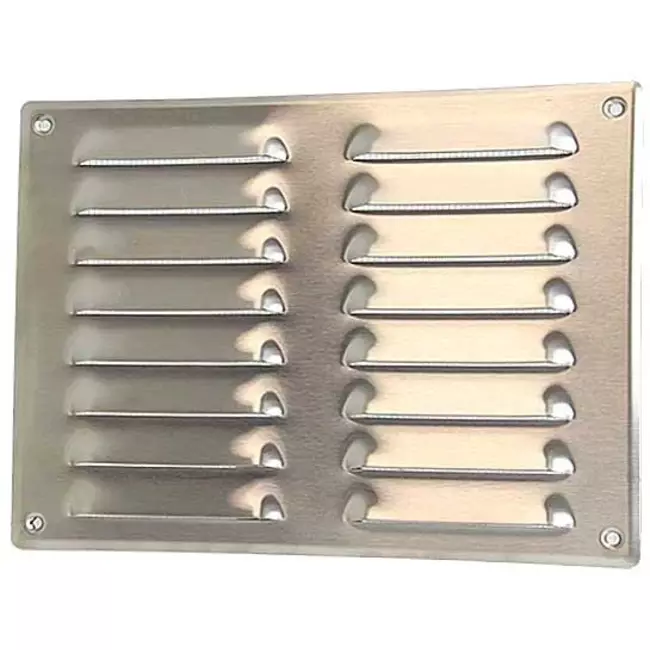 Kratka wentylacyjna metalowa prostokątna 260 x 190 mm stal nierdzewna - MR2619i