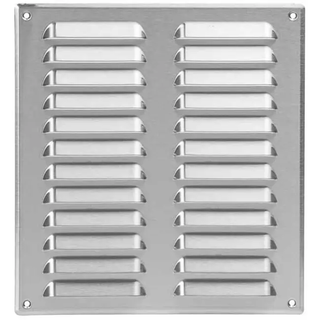 Kratka wentylacyjna metalowa prostokątna 260 x 280 mm ze stali nierdzewnej - MR2628i