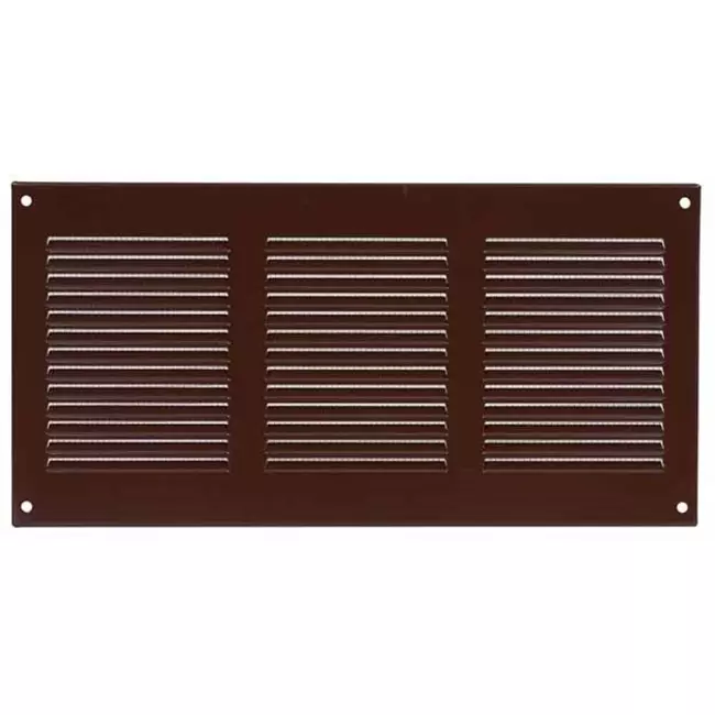 Kratka metalowa 300x150mm brązowa - MR3015B