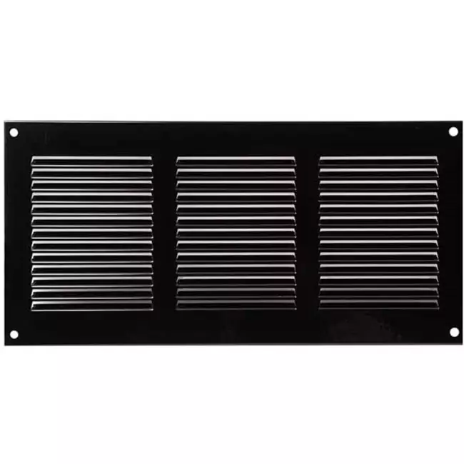 Kratka metalowa 300x150mm czarna - MR3015M