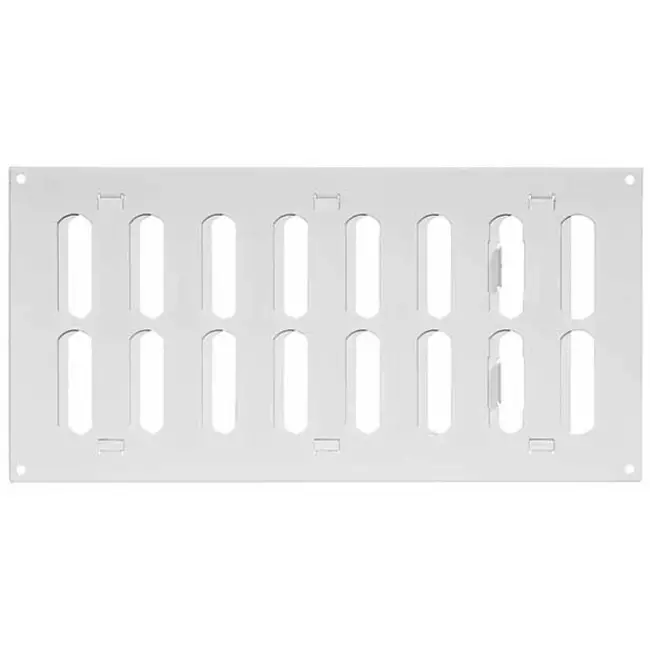 Kratka metalowa regulowana 300x150mm biała - MR3015R