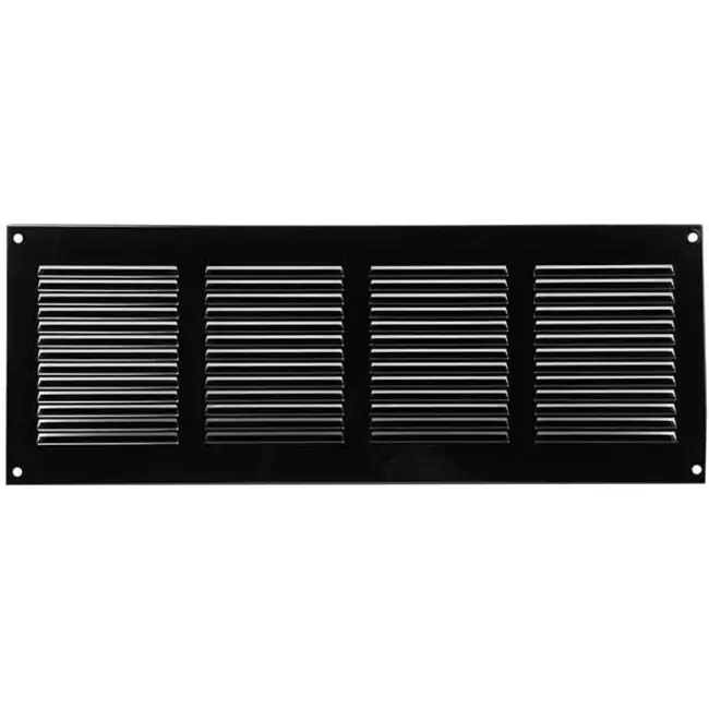 Kratka metalowa 400x150mm czarna - MR4015M