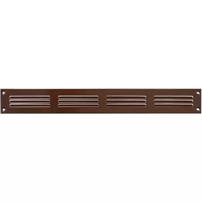 Kratka metalowa 400x50mm brązowa - MR405B