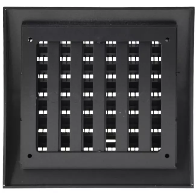 Kratka ścienna regulowana 150 x 150 mm antracyt - N10RA