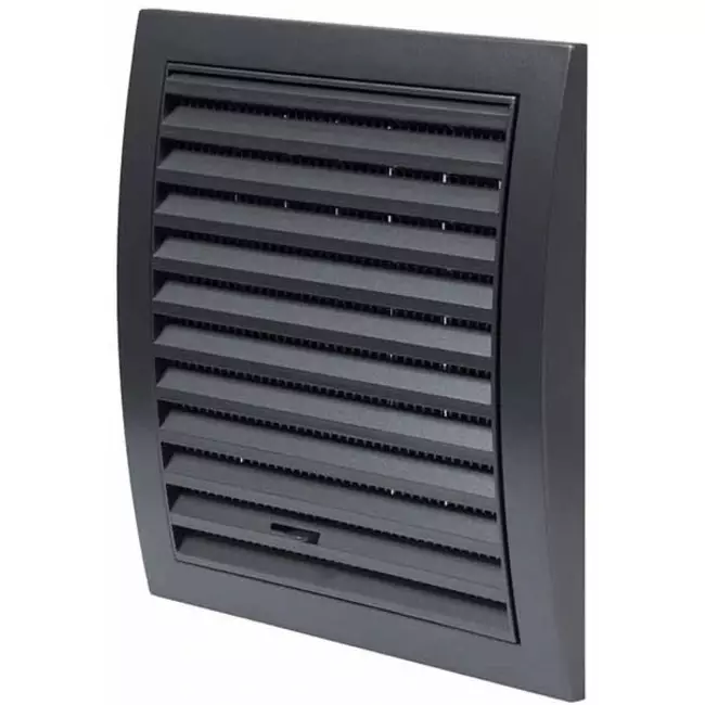 Kratka ścienna regulowana 190 x 190 mm antracyt - N12RA