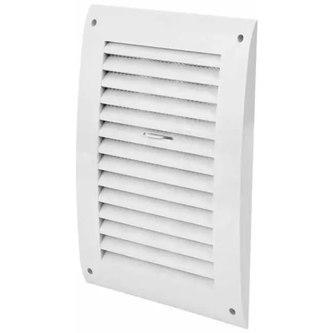 Kratka ścienna regulowana 250 x 170 mm biała - N25R
