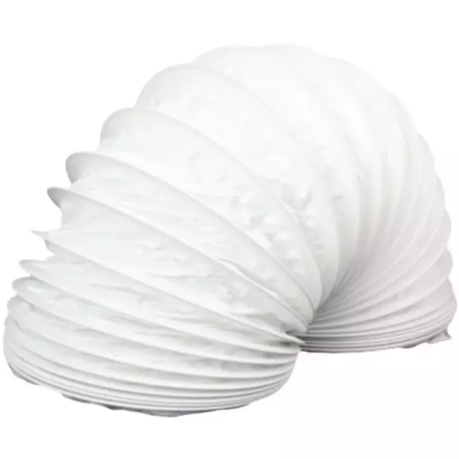 Elastyczny wąż wentylacyjny PVC biały Ø 125 mm (6 metrów)