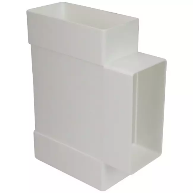 Trójnik prostokątny plastikowy 110 x 55 - KT
