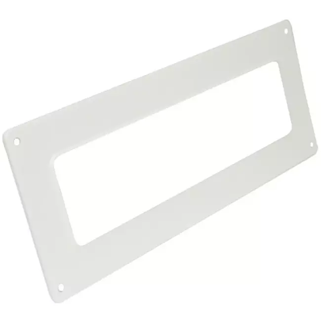 Prostokątny kołnierz ścienny plastikowy 220 X 55 mm - KF25