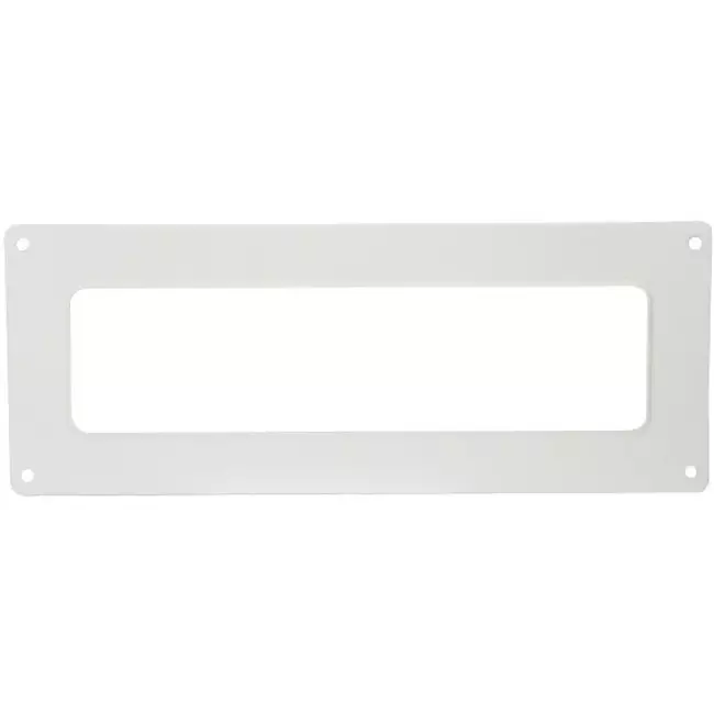 Prostokątny kołnierz ścienny plastikowy 220 X 55 mm - KF25