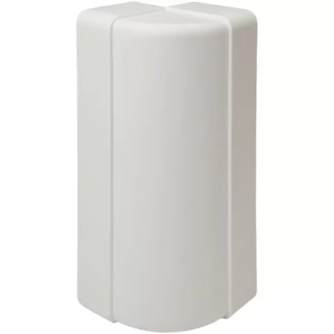 Kolano prostokątne plastikowe pionowe 90° 220 x 55 mm - KLV25-90