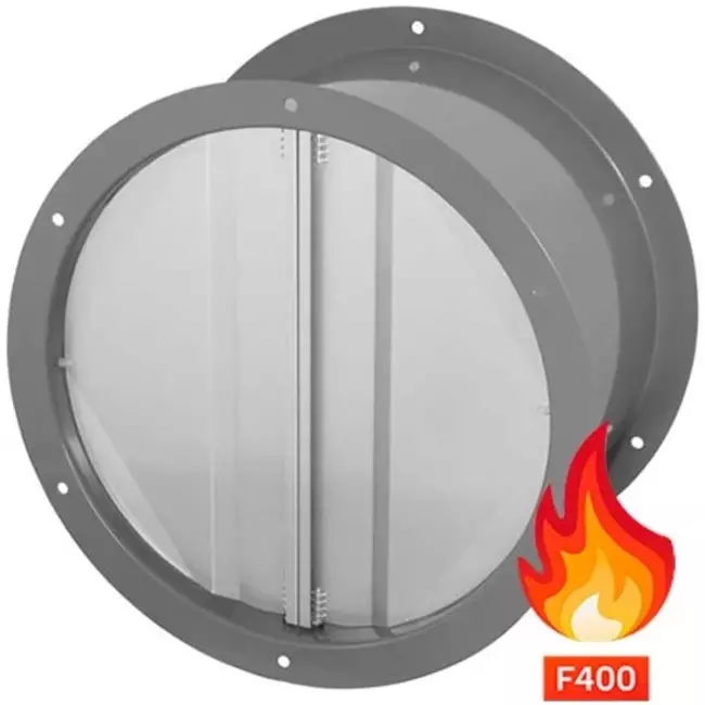 Ruck® Zawór zwrotny 400°C F4 do wentylatorów osiowych Ø 630 - RVK 630 F4