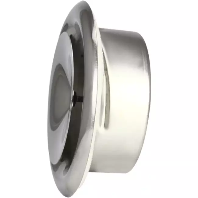 RVS ventilatie toevoer ventiel Ø 125 mm met montagebus - DVS-PY125