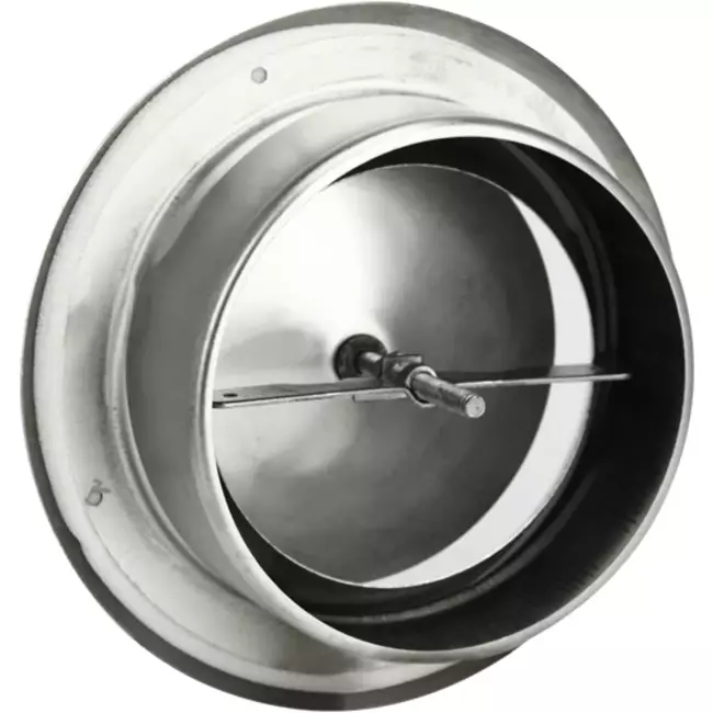 RVS ventilatie toevoer ventiel Ø 125 mm met montagebus - DVS-PY125