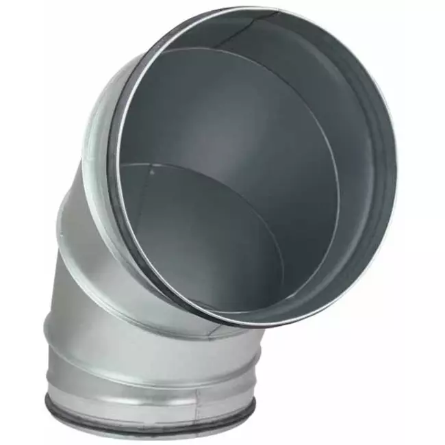 Kolano spiralne okrągłe 90° Ø 250 mm do przewodu spiralnego