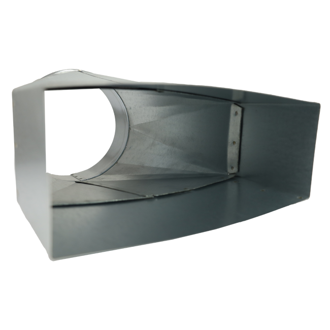 Adapter 220x80 mm do średnicy 125 mm dla kanałów