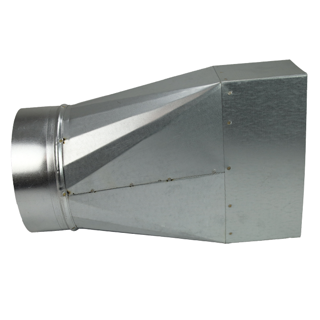 Adapter 220x80 mm do średnicy 160 mm dla kanałów