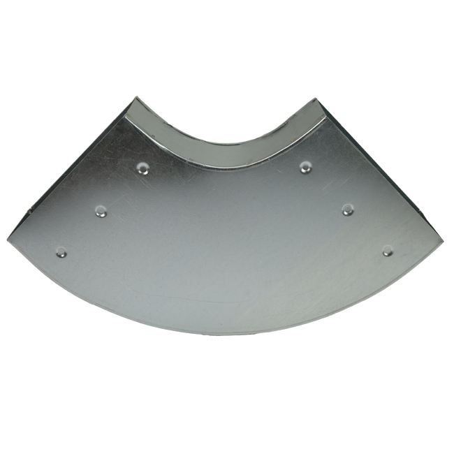 Kolanko 90 stopni 220x80 mm poziome do przewodów