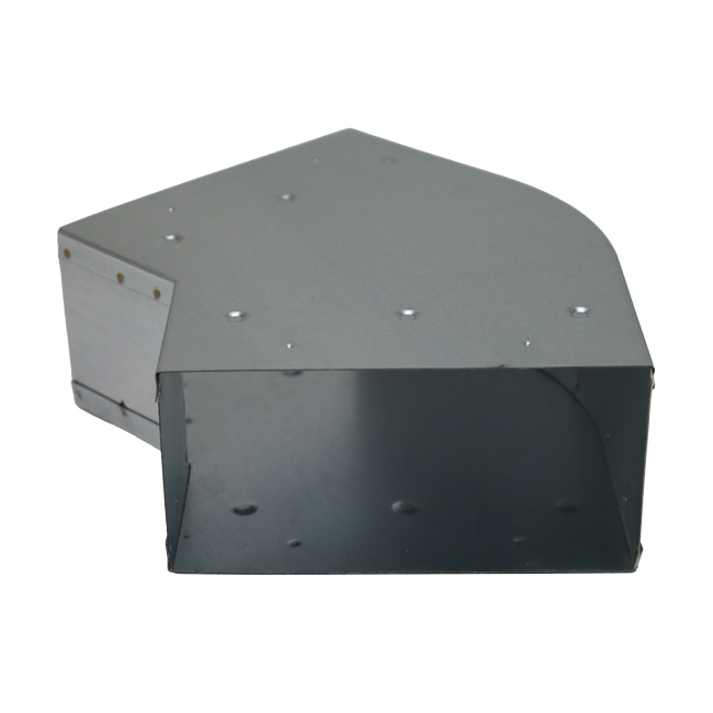 Kolanko 45 stopni 220x80 mm poziome do przewodów