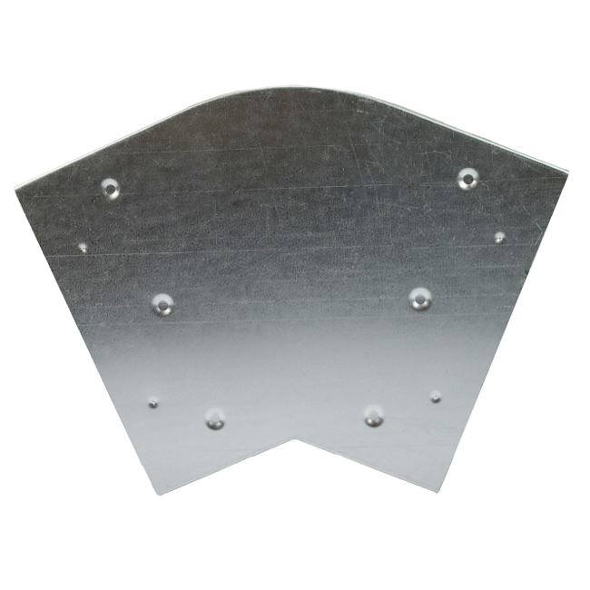 Kolanko 45 stopni 220x80 mm poziome do przewodów