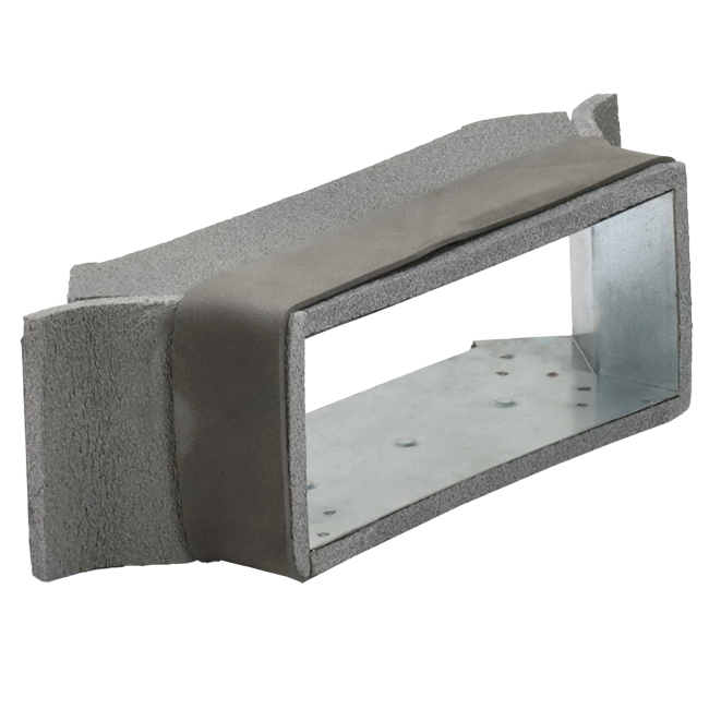 Przyłącze boczne Thermoduct 170 mm x 80 mm dla przewodów