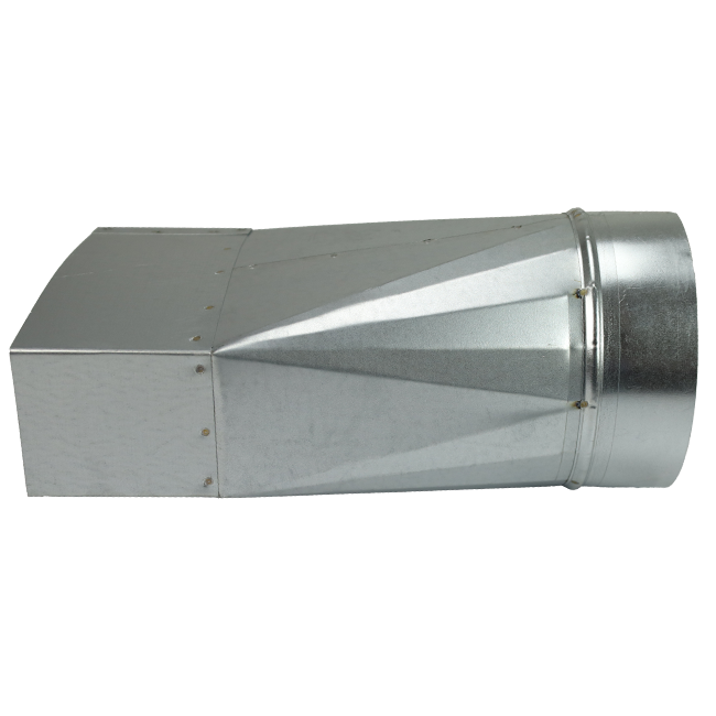 Adapter 220x80 mm do średnicy 150 mm dla kanałów