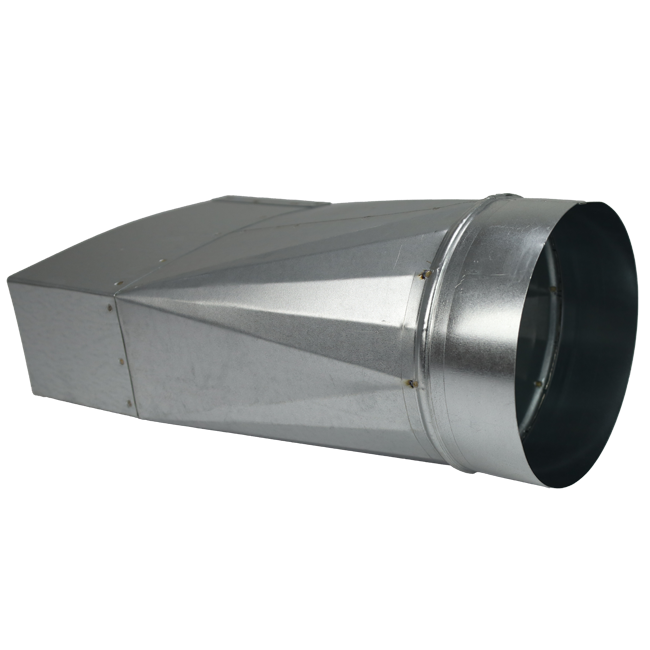 Adapter 220x80 mm do średnicy 150 mm dla kanałów