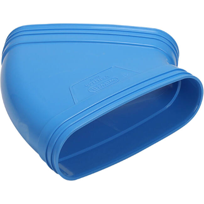 Wavin Ventiza Kolano 45 stopnie PVC owalne 235x80 mm poziome M/S