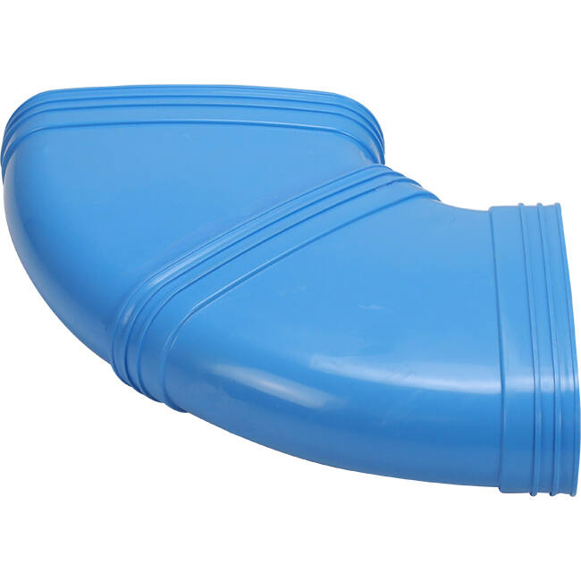 Wavin Ventiza Kolano 90 stopnie PVC owalne 235x80 mm poziome M/M