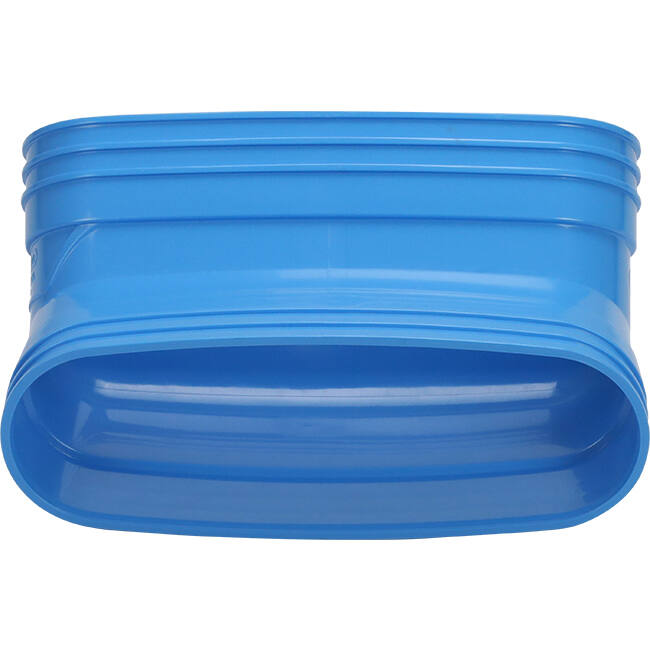 Wavin Ventiza Kolano 45 stopnie PVC owalne 235x80 mm w pionie M/M