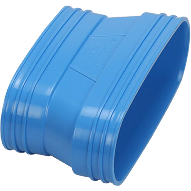 Wavin Ventiza Przejście PVC owalne 235x80 mm do 195x80 mm M/M