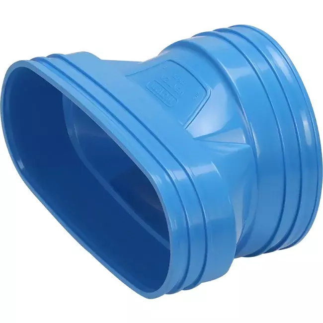 Wavin Ventiza Przejście PVC owalne 235x80 mm do 160 mm M/M