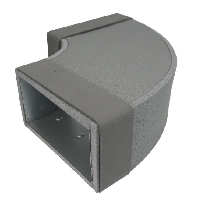 Thermoduct instortkolano 90 graden 220x80 mm poziomy