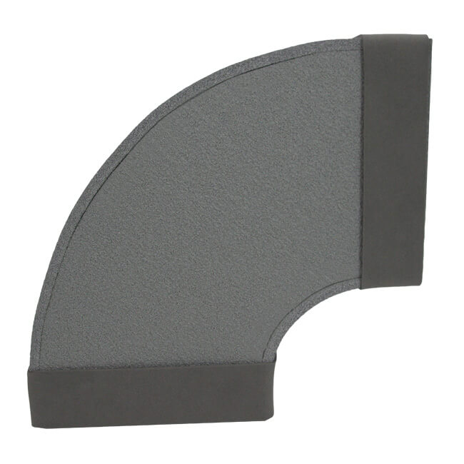Thermoduct instortkolano 90 graden 220x80 mm poziomy
