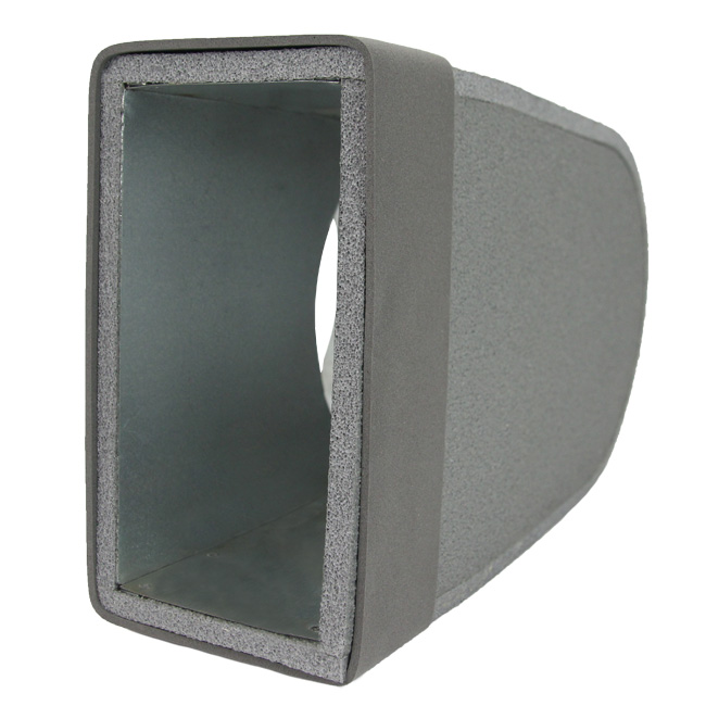 Pojedynczy symetryczny element narożny przegrody Thermoduct 220x80 mm według średnicy 150 mm