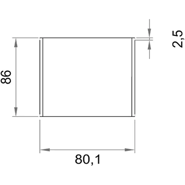 Wavin Venitza Łącznik PVC okrągły 80 mm M/M