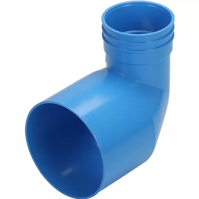 Wavin Ventiza końcówka 90 stopnie PVC okrągła 125x80x50 mm M/M