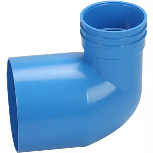 Wavin Ventiza końcówka 90 stopnie PVC okrągła 125x80x50 mm M/M