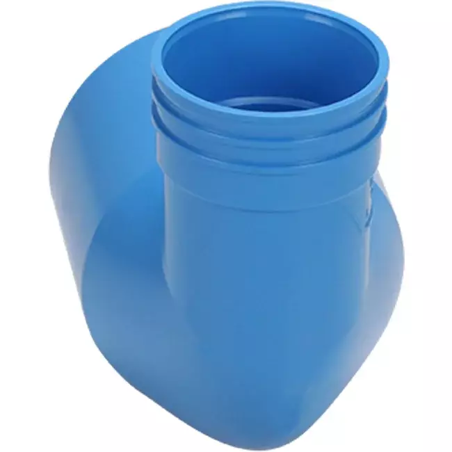 Wavin Ventiza końcówka 90 stopnie PVC okrągła 125x80x50 mm M/M