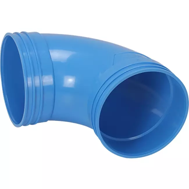 Wavin Ventiza kolano 90 stopnie PVC okrągłe 125 mm M/M