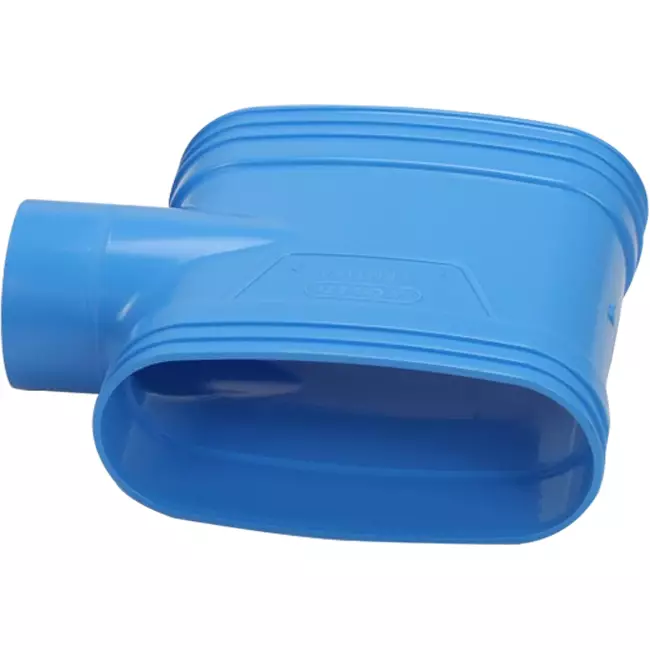 Wavin Ventiza T-stuk PVC owalny 195x80 mm M/M/M