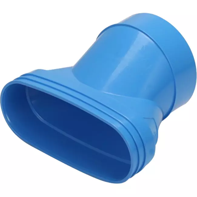 Wavin Ventiza Przejście PVC owalne 195x80 mm do 125 mm ekscentryczne M/S