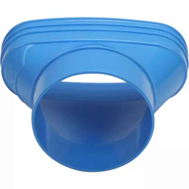 Wavin Ventiza Przejście PVC owalne 195x80 mm do 125 mm ekscentryczne M/S